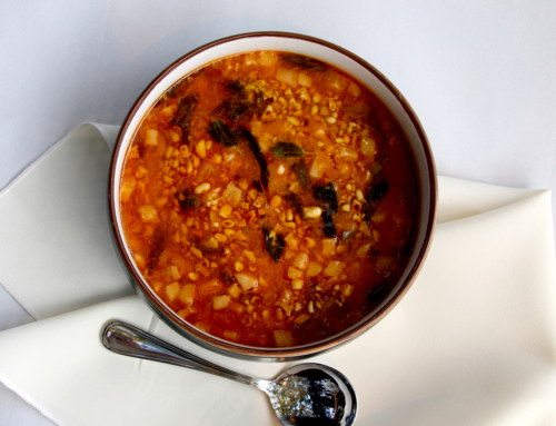 Heirloom Bean & Escarole Soup by Chef Nadiv Geiger